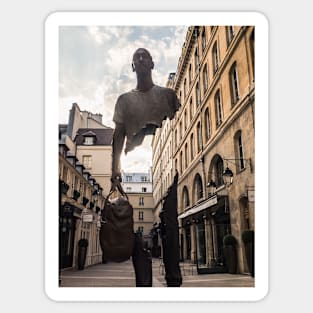 Cool Parisian Statue Sticker